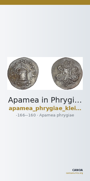 Apamea in Phrygia Kleiner and Noe 1977 2 — CANOA