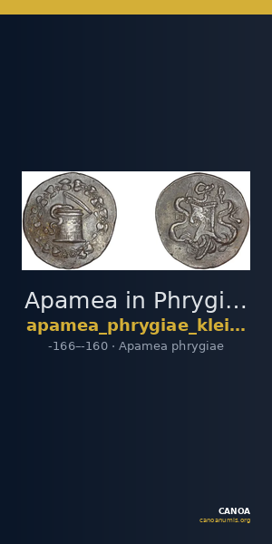 Apamea in Phrygia Kleiner and Noe 1977 2 — CANOA