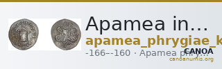 Apamea in Phrygia Kleiner and Noe 1977 2 — CANOA
