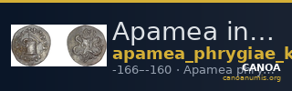 Apamea in Phrygia Kleiner and Noe 1977 2 — CANOA