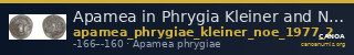 Apamea in Phrygia Kleiner and Noe 1977 2 — CANOA