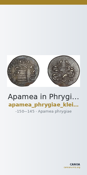 Apamea in Phrygia Kleiner and Noe 1977 20 — CANOA