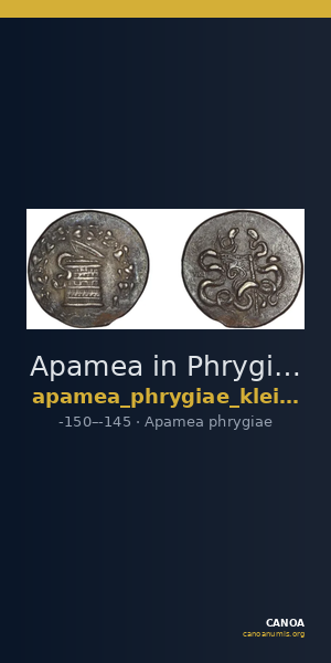 Apamea in Phrygia Kleiner and Noe 1977 20 — CANOA
