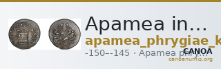 Apamea in Phrygia Kleiner and Noe 1977 20 — CANOA