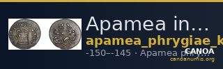 Apamea in Phrygia Kleiner and Noe 1977 20 — CANOA