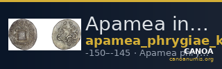 Apamea in Phrygia Kleiner and Noe 1977 21 — CANOA