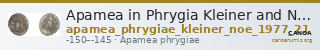 Apamea in Phrygia Kleiner and Noe 1977 21 — CANOA