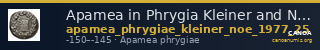 Apamea in Phrygia Kleiner and Noe 1977 25 — CANOA