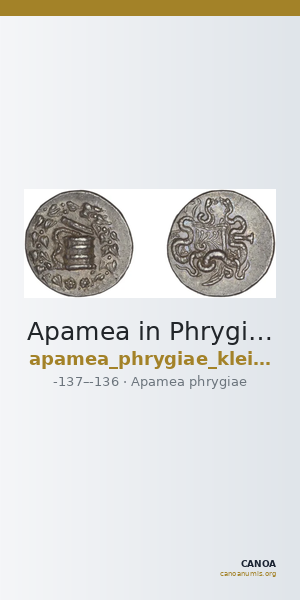 Apamea in Phrygia Kleiner and Noe 1977 27 — CANOA
