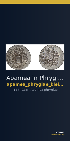 Apamea in Phrygia Kleiner and Noe 1977 27 — CANOA