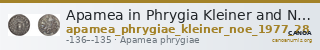 Apamea in Phrygia Kleiner and Noe 1977 28 — CANOA
