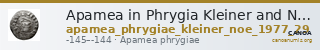 Apamea in Phrygia Kleiner and Noe 1977 29 — CANOA
