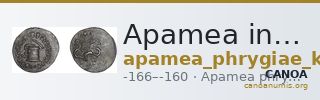Apamea in Phrygia Kleiner and Noe 1977 3 — CANOA
