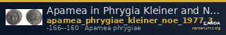 Apamea in Phrygia Kleiner and Noe 1977 3 — CANOA