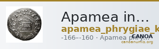 Apamea in Phrygia Kleiner and Noe 1977 4 — CANOA