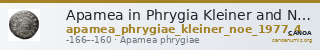 Apamea in Phrygia Kleiner and Noe 1977 4 — CANOA