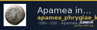 Apamea in Phrygia Kleiner and Noe 1977 8 — CANOA