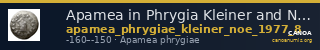 Apamea in Phrygia Kleiner and Noe 1977 8 — CANOA