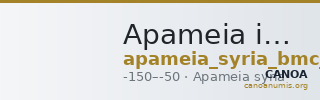 Apameia in Syria BMC Apamea 2 — CANOA