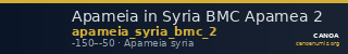 Apameia in Syria BMC Apamea 2 — CANOA