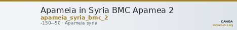 Apameia in Syria BMC Apamea 2 — CANOA