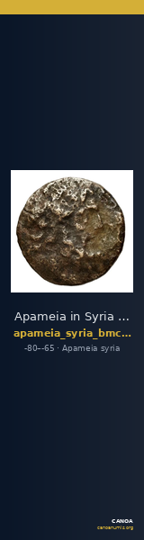 Apameia in Syria BMC Apamea 3, 5, 14 — CANOA