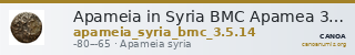 Apameia in Syria BMC Apamea 3, 5, 14 — CANOA