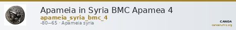 Apameia in Syria BMC Apamea 4 — CANOA