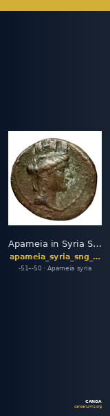 Apameia in Syria SNG Munich 803-5 — CANOA