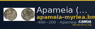 Apameia (Myrleia) BMC Apamea 14 — CANOA