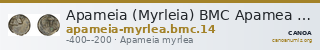 Apameia (Myrleia) BMC Apamea 14 — CANOA