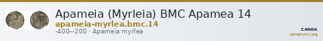 Apameia (Myrleia) BMC Apamea 14 — CANOA