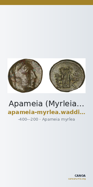 Apameia (Myrleia) Waddington 1908 12-13 — CANOA