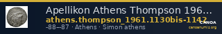 Apellikon Athens Thompson 1961 1130bis-1142 — CANOA