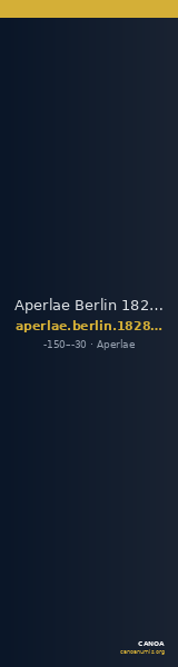 Aperlae Berlin 18282542 — CANOA