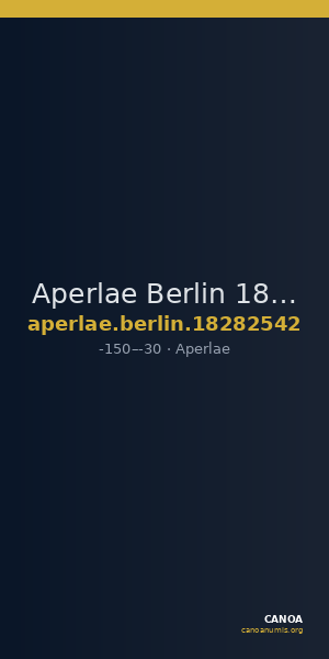 Aperlae Berlin 18282542 — CANOA