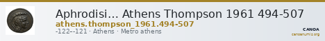 Aphrodisi… Athens Thompson 1961 494-507 — CANOA