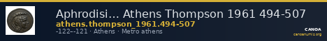 Aphrodisi… Athens Thompson 1961 494-507 — CANOA