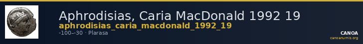 Aphrodisias, Caria MacDonald 1992 19 — CANOA