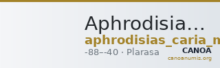 Aphrodisias, Caria MacDonald 1992 27 — CANOA