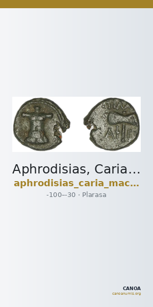 Aphrodisias, Caria MacDonald 1992 31 — CANOA