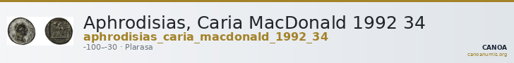 Aphrodisias, Caria MacDonald 1992 34 — CANOA