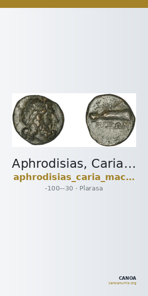 Aphrodisias, Caria MacDonald 1992 35 — CANOA