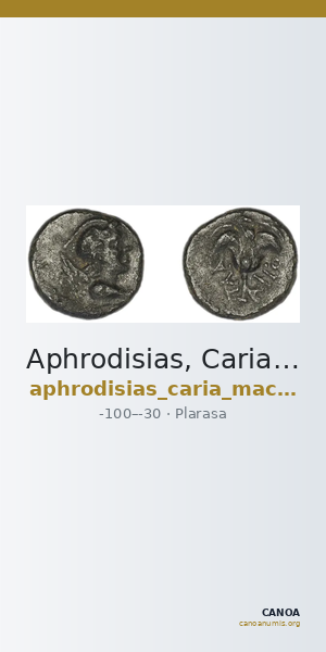 Aphrodisias, Caria MacDonald 1992 36 — CANOA
