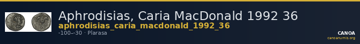 Aphrodisias, Caria MacDonald 1992 36 — CANOA