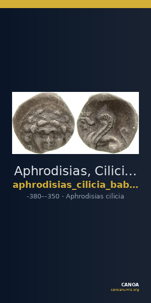 Aphrodisias, Cilicia Babelon 1910 1519 — CANOA