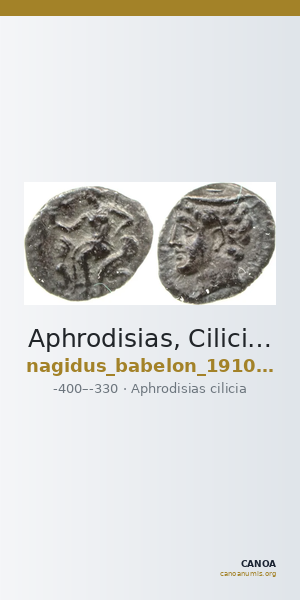 Aphrodisias, Cilicia Babelon 1910 1520bis — CANOA