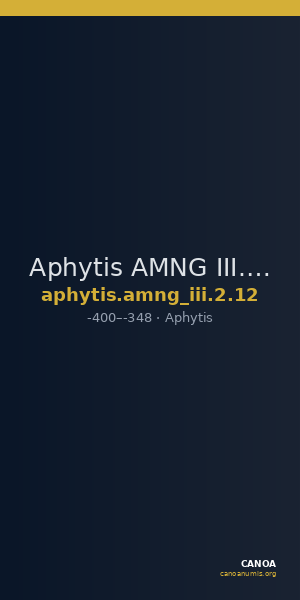 Aphytis AMNG III.2 12 — CANOA