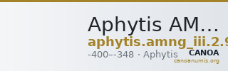 Aphytis AMNG III.2 9 — CANOA