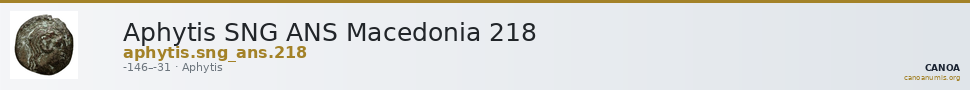 Aphytis SNG ANS Macedonia 218 — CANOA